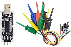 MIIELAOD nanoDLA Logic Analyzer ARM FPGA Debugging Tool Protocol Analysis 24MHz Sampling Rate 8 Channels Open Source Sigrok PulseView (nanoDLA and 10 hooks)