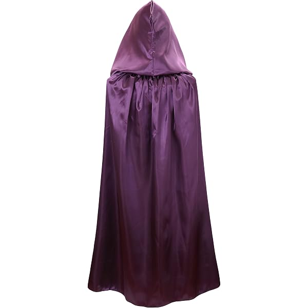 GOLDSTITCH Full Length Velvet Cape With Hood - Reversible Cloak For Halloween, Cosplay, Vampire & Witch Costumes
