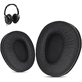 Krone Kalpasmos Replacement Ear Pads for Sony mdr-v600 and Sony mdr-7509hd Replacement Ear Pads, Protein Leather Memory Foam Cushions for Sony MDRV600/7509/CD350/CD450/CD550/V900/Z600/7509HD – Black