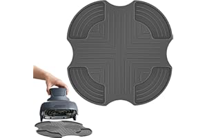 EEEKit Silicone Air Fryer Trivet, Heat Resistant Pads Fit for Ninja Crispi Glass Air Fryer, Reusable, Easy to Clean, Anti-Sli