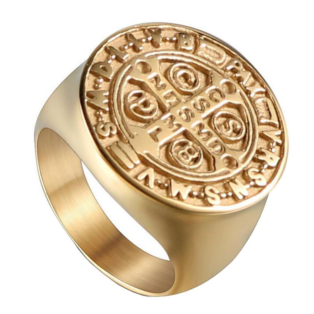 st benedict medal ring
