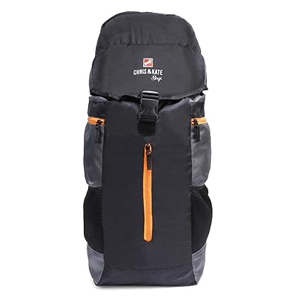 Chris & Kate Black Travel Rucksack Backpack-Trekking Backpacks-Camping Daypack Bag(CKB_205KF)