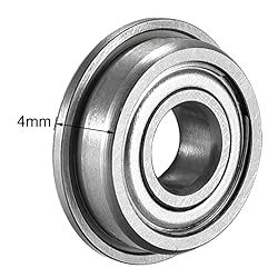 uxcell F695ZZ Flanged Ball Bearing 5x13x4mm Double