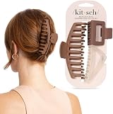 Kitsch Large Assorted Hair Clips 3-Piece Set for Thick Hair