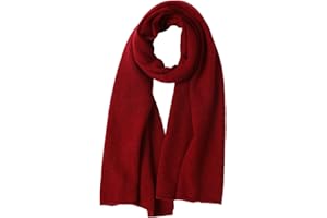 NUOHEMULE Luxury Yak Cashmere Merino Wool Blend Scarf for Women and Men, 67''x16'' Extra Warm Winter Scarf with Gift Box