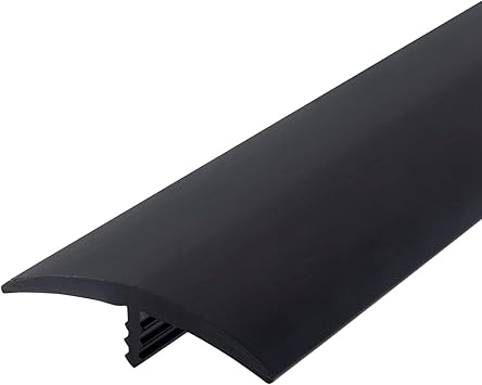 Amazon Com Outwater Moldura En T De Plastico Flexible De Polietileno Negro De 1 9 16 Pulgadas Moldura En T De 250 Pies Home Improvement