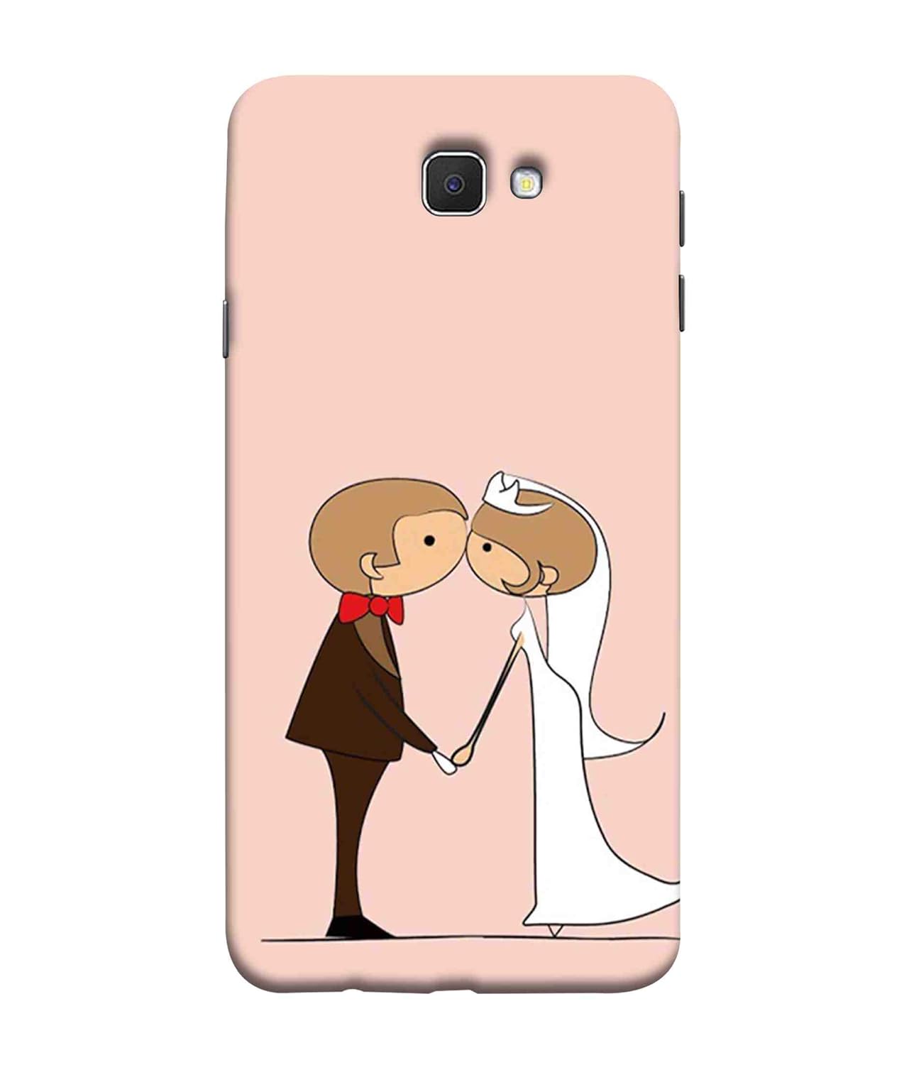 Printfidaa Blush Pink Cartoon Pictures Bride And Groom Amazon In Electronics