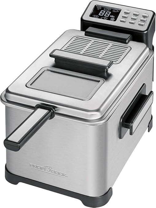 ProfiCook FR 1088 Freidora semiprofesional, display digital ...