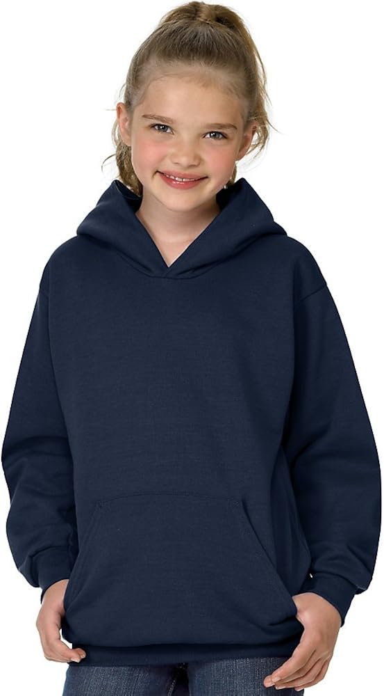 Hanes Youth 7.8 oz. ComfortBlend EcoSmart 50/50 Pullover Hood: Clothing