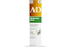 A+D Medicated Rash Ointment 1.5 oz– Relieves Rash & Skin Irritated Skin from Poison Ivy, Eczema, Beard Rash, Bikini Rash, Dry Skin, Chapped Skin, bug bites. Made with Colloidal Oatmeal
