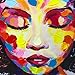 KICODE Abstract Modern African Women Portrait Canvas Oil Painting On Prints Home Livingroom Art Picture