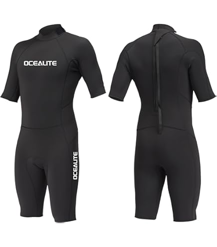 ウェア sui Amazon.com: ZCCO Mens Shorty Wetsuits 3mm Neoprene Womens Front