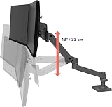 Ergotron LX Pro Dual Direct Monitor Arm VESA Desk Mount 2 Monitors up to 27" view 5