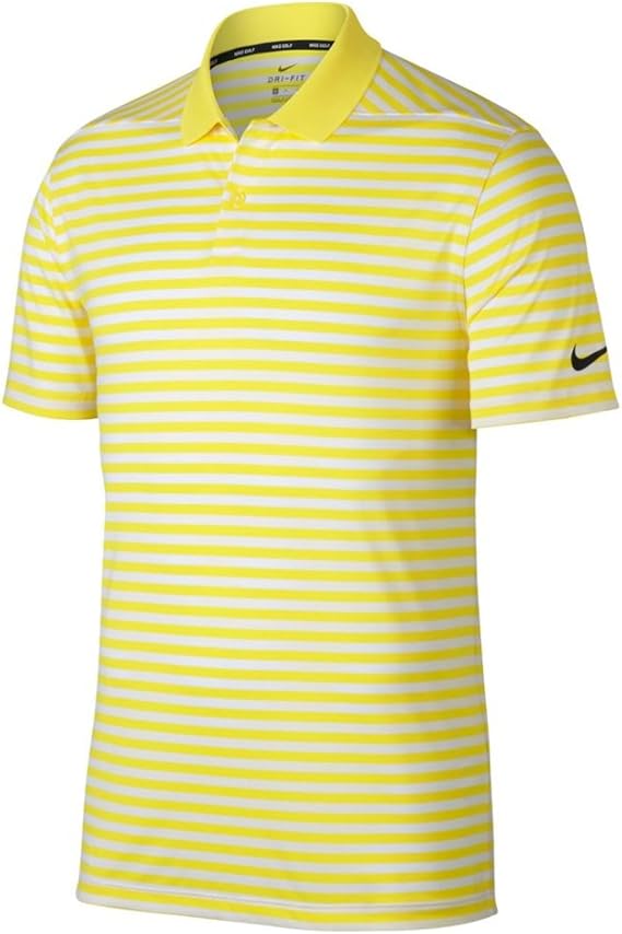 yellow nike polo shirt