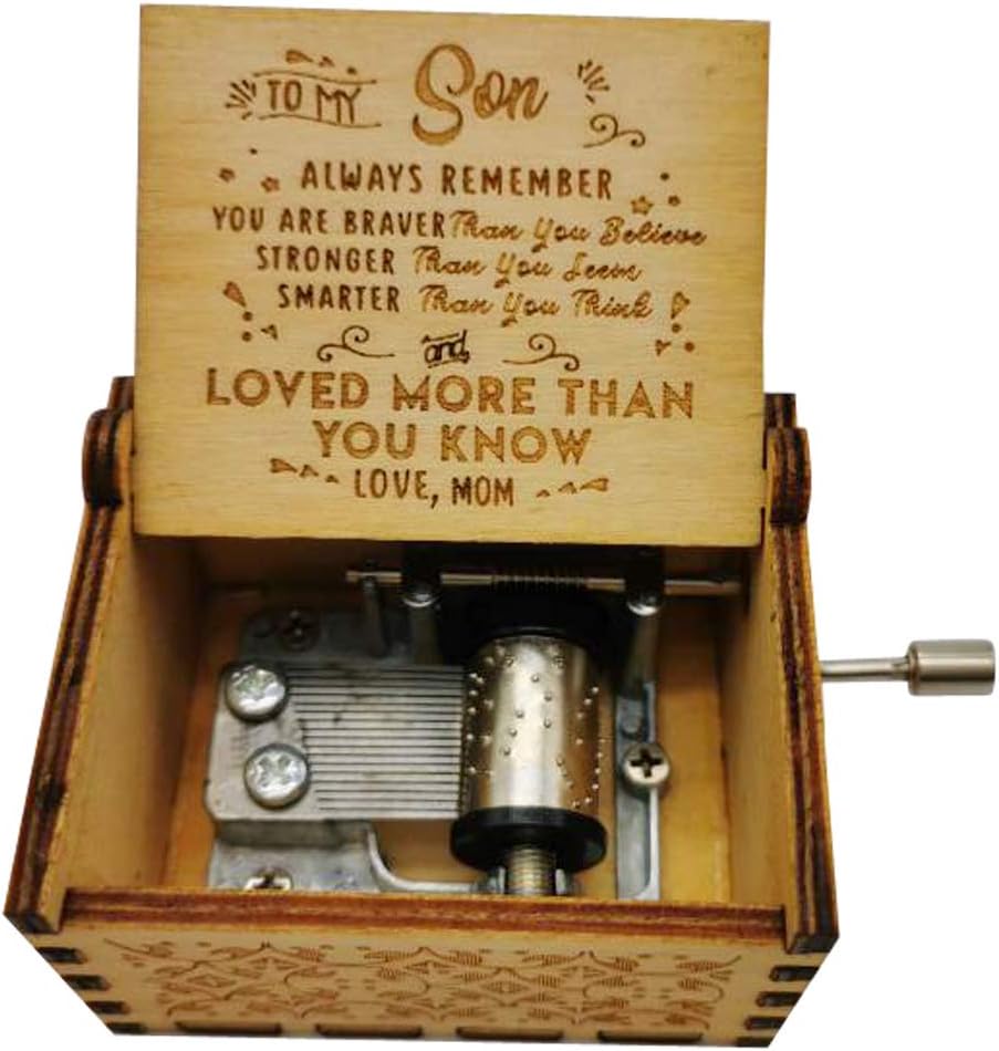 UNIQLED You are My Sunshine Wooden Music Boxes Laser