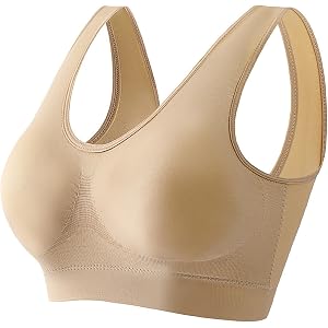 Women Sports Bra Plus Size Full Support Comfy Stretchy Workout Bras Fitness Breathable Cool Liftup Air Athletic Yoga