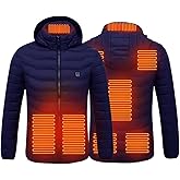 PODKREC Unisex Heated Hoodie,Warming Heated Jacket,Warming Heated Coat, Electric Heated Sweatshirt for Men and Women