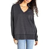 Z SUPPLY Women's V Neck Weekender Sweatshirt