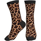 YHTJSZP Slouchy Crew Socks for Men Women, Funny Novelty Athletic Long Tube Socks for Soccer Yoga Softball Baseball Hiking