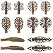 Pangda 12 Pieces Vintage Hair Clips Pins Hair Barrettes Clamps Hair Accessories for Women and Girls, 6 Styles