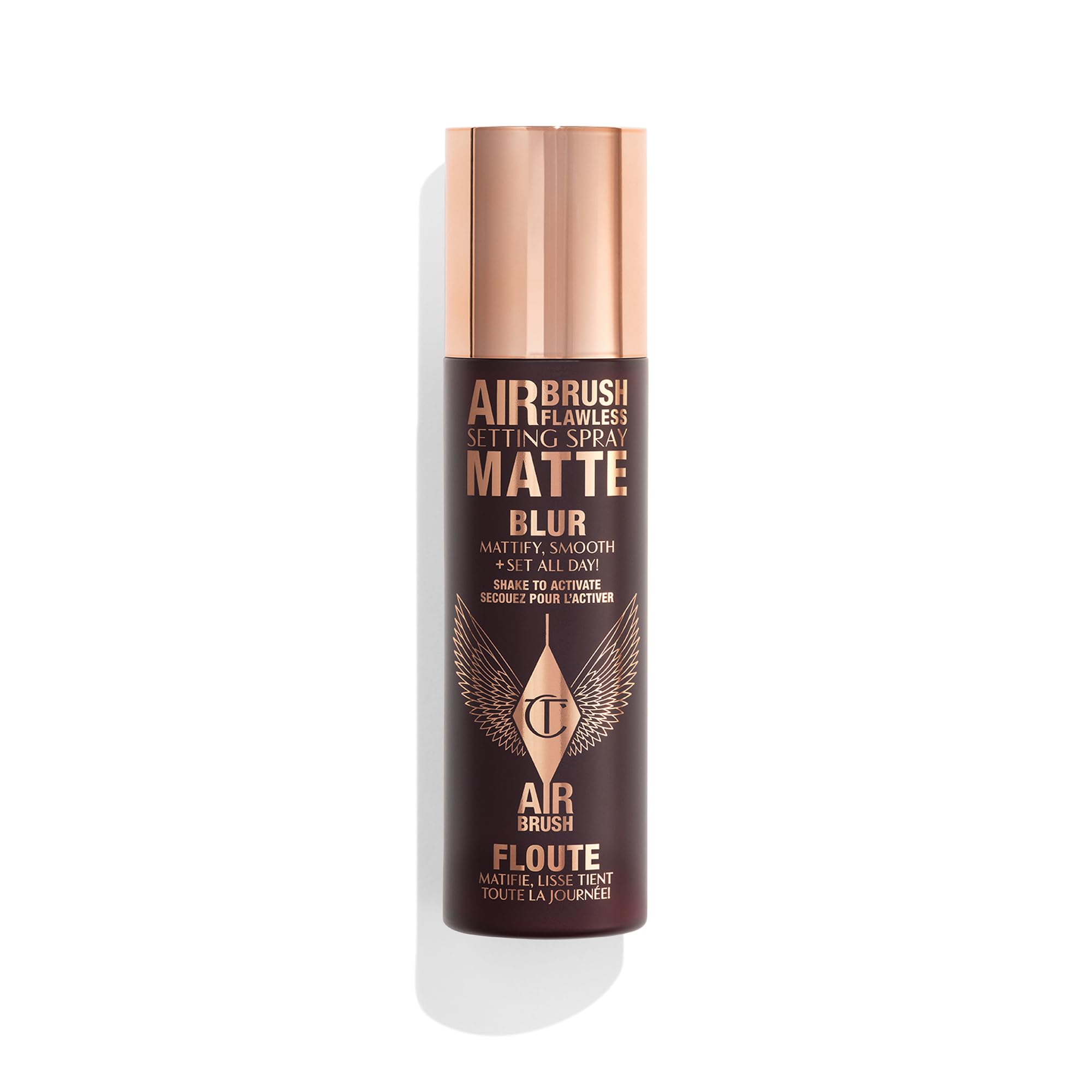 Photo 1 of Charlotte Tilbury Airbrush Flawless Matte Setting Spray - Ultra-Fine Mist to Prime & Set Face Makeup For Up to 16Hr - Soothes, Blurs Pores & Calms Skin (3.3oz)
