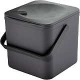 Minky 3.5L Caddy Kitchen Waste Bin Multitask Storage UK Made Black