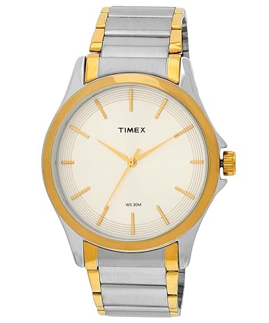 Analog White Round Dial Mens Watch -TW000X104