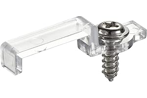 uxcell LED Strip Mounting Brackets, Fixing Clips Clamps Holder for 5050 LED Strip with Screws, for 12mm Wide Waterproof LED S