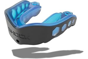 Shock Doctor Gel Max Convertible Mouth Guard, Blue/Black, Youth