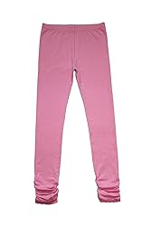 Bienzoe Girls Cotton Stretchy Leggings: Breathable
