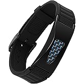 Feraco Silicone Power Balance Bracelets for Men Women, 7 in 1 Magnetic Sports Bracelets with Powerful Magnets, Waterproof & Adjustable Health Wristband