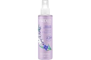Yardley English Lavender Fragrance Mist 6.8oz (200ml) Spray for Women, clean