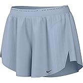 Nike Running Division Women's Mid-Rise 3" Brief-Lined Running Shorts (Light Armory Blue, FN2715-440) Size X-Large