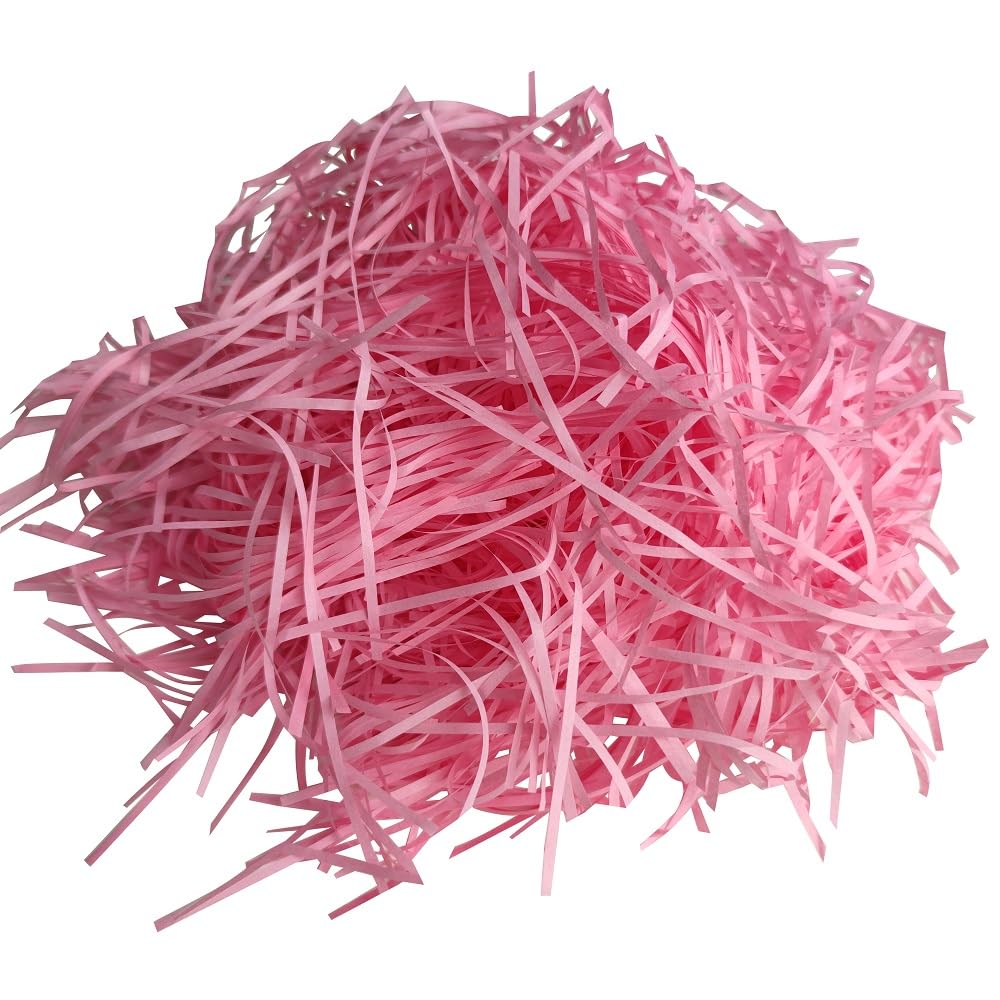 200g Pink Shredded Tissue Paper for Gift Boxes & Hampers, Gift Wrapping Accessories,Hamper Filling,Gift Packaging Filler