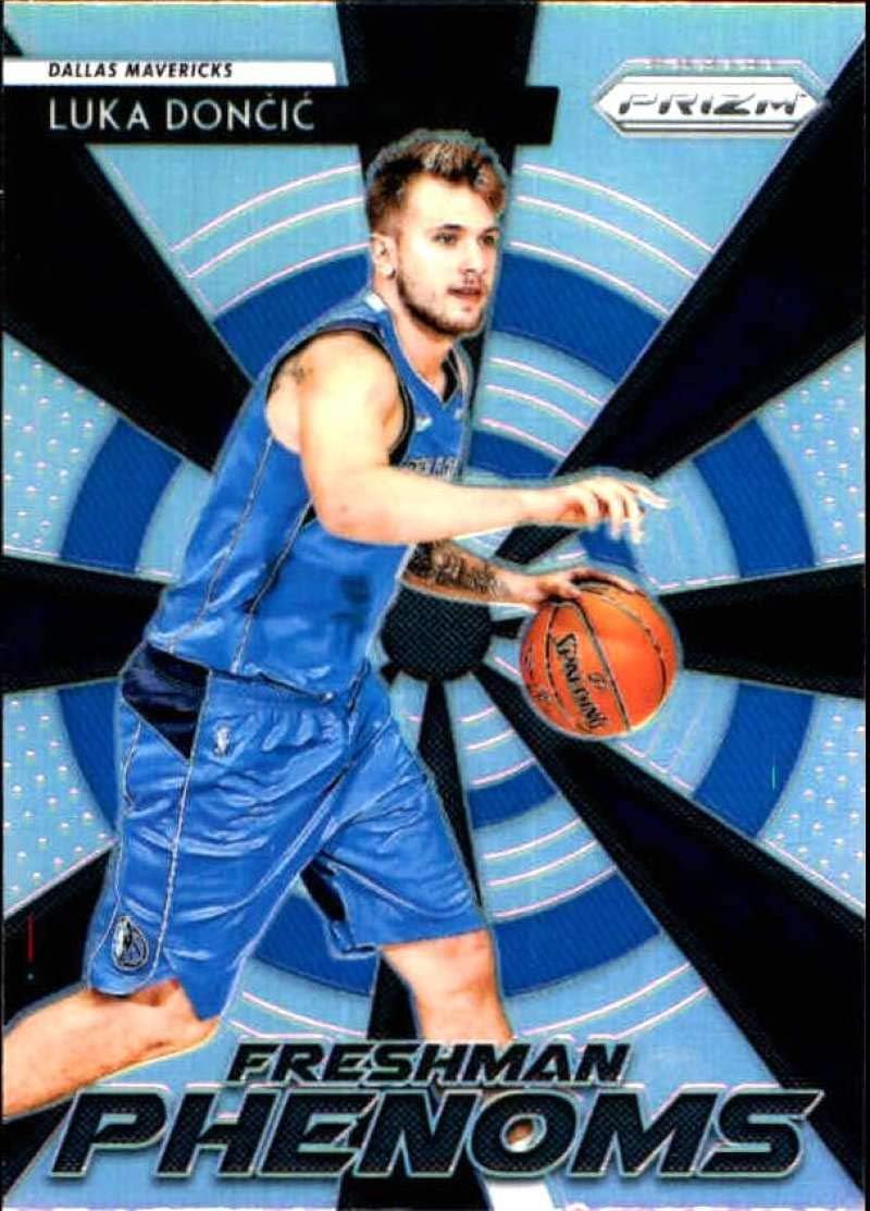 2018-19 Panini Prizm Freshman Phenoms Prizms Silver #23 Luka Doncic Dallas Mavericks NBA Basketball Trading Card