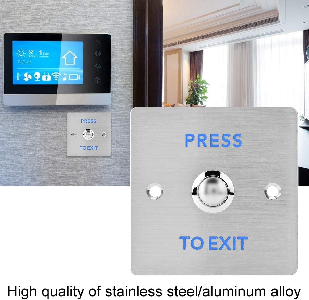 Push to Exit Button Switch for Door Access Control System with LED Indicator Light - Image 4