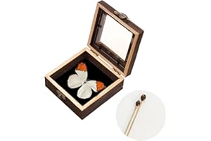 TRLRY Insect Display Case Frame,Butterfly Shadow Box with Top Eva Foam Pinning Board, Insect Display Box,Butterfly Display,Riker Display Cases for Collecting Butterfly and Bug,Insect Pinning Kit