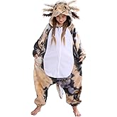 ATOZ Unisex Children Animal Axolotl Onesie, Halloween Costume Pajamas Christmas Cosplay Sleepwear For Boys Girl