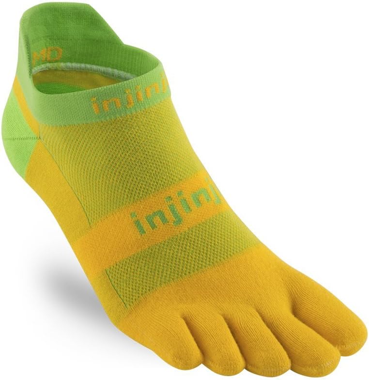 Injinji Men's Run Original Weight No Show Toesocks