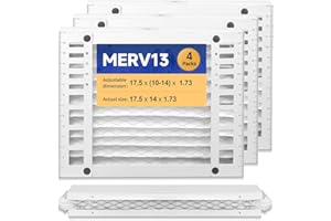 Aliveair DR90 14 x 17.5 x1.75 Dehumidifier Filter MERV 13 Compatible with DR90 DR120#50070171-002 and Santa Fe Advance90 Advance100 Advance120 Advance2#4037722-01 4 Packs