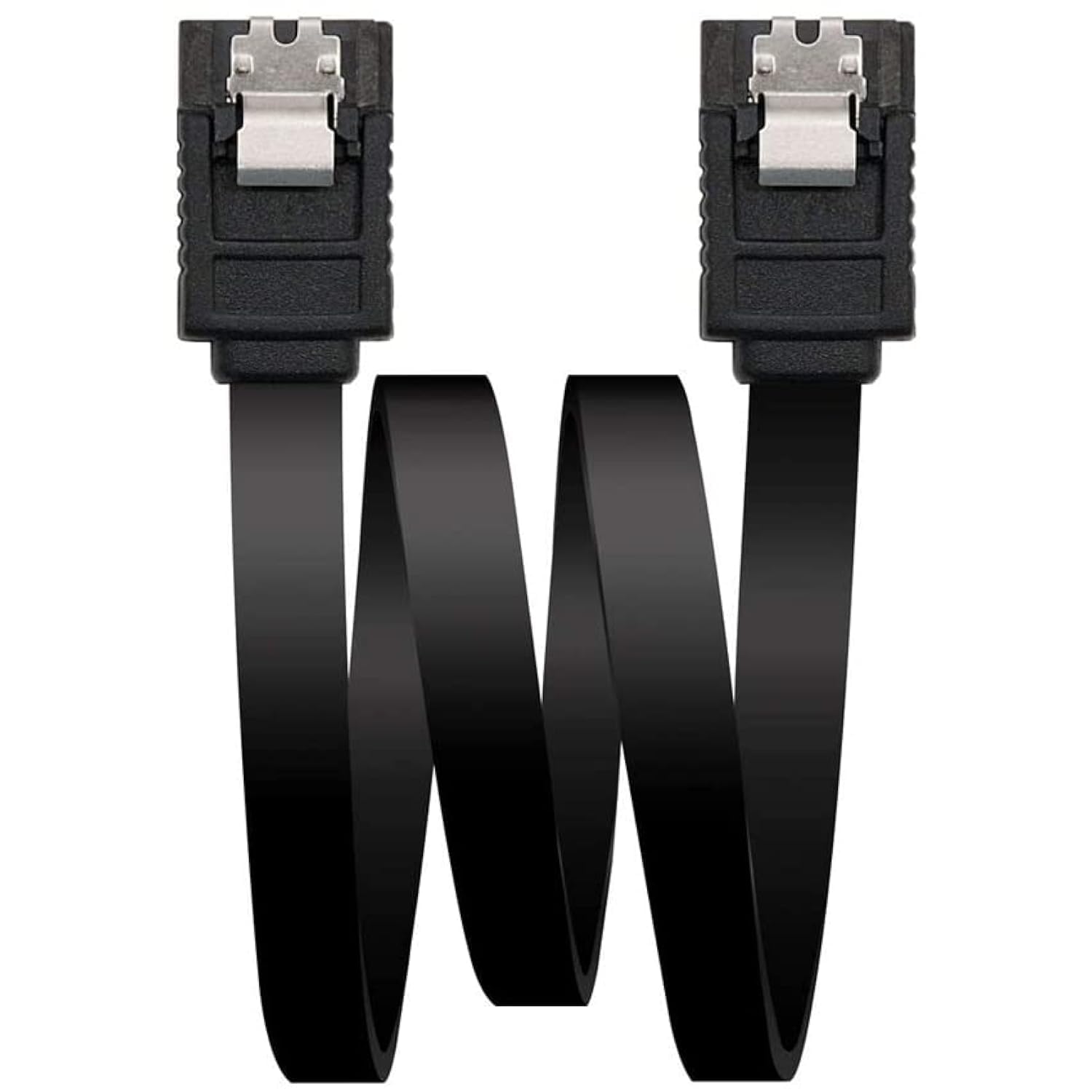 Levitantes SATA III Nano Cable Data Cable with Anchor 6 Gbit/s Black