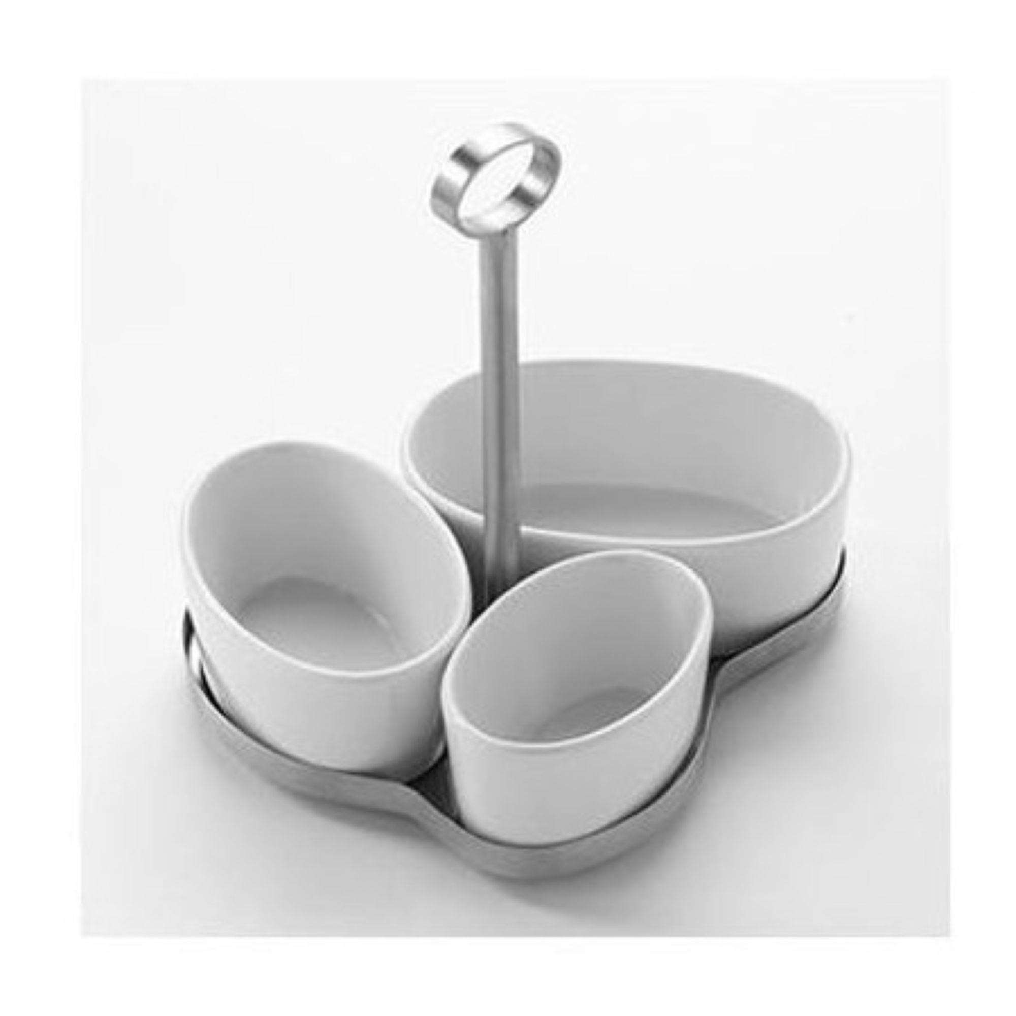 American Metalcraft PSS3 Serving Set, Porcelain