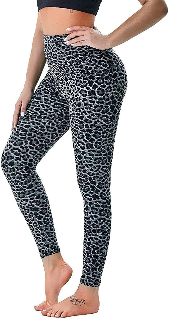 Halloween Leggings Damen - 3D Spinnennetz Muster High Waist