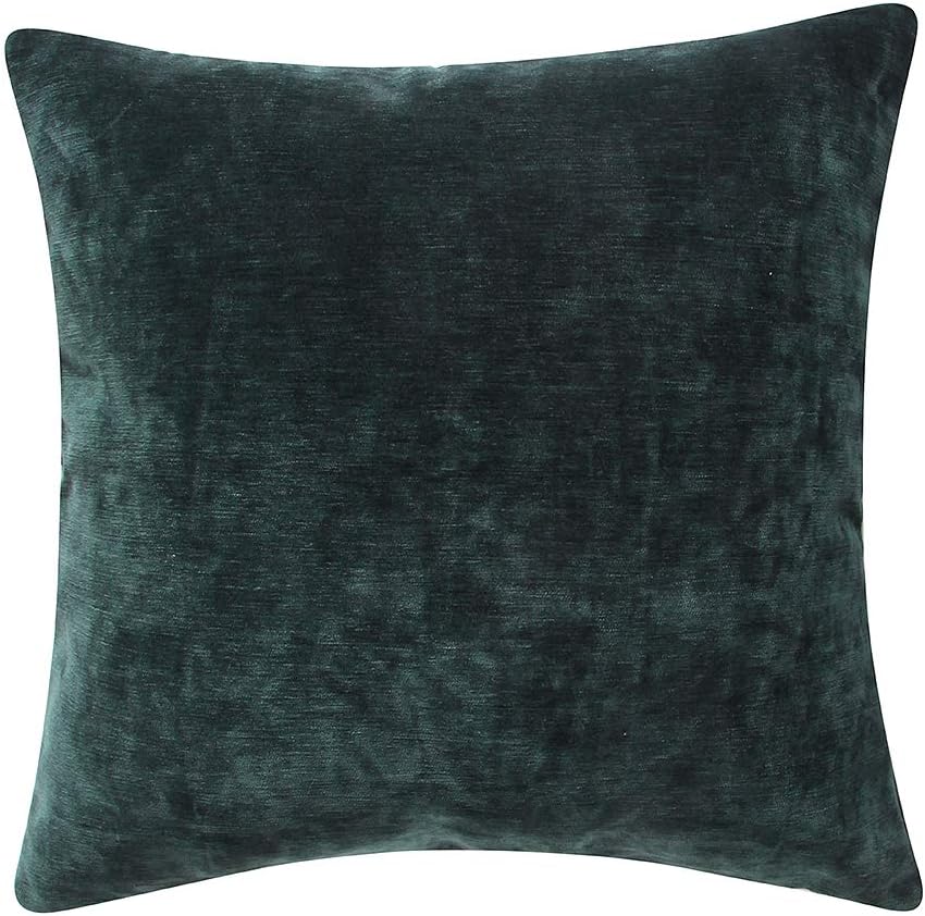 Best pillow covers for hunter green sofas