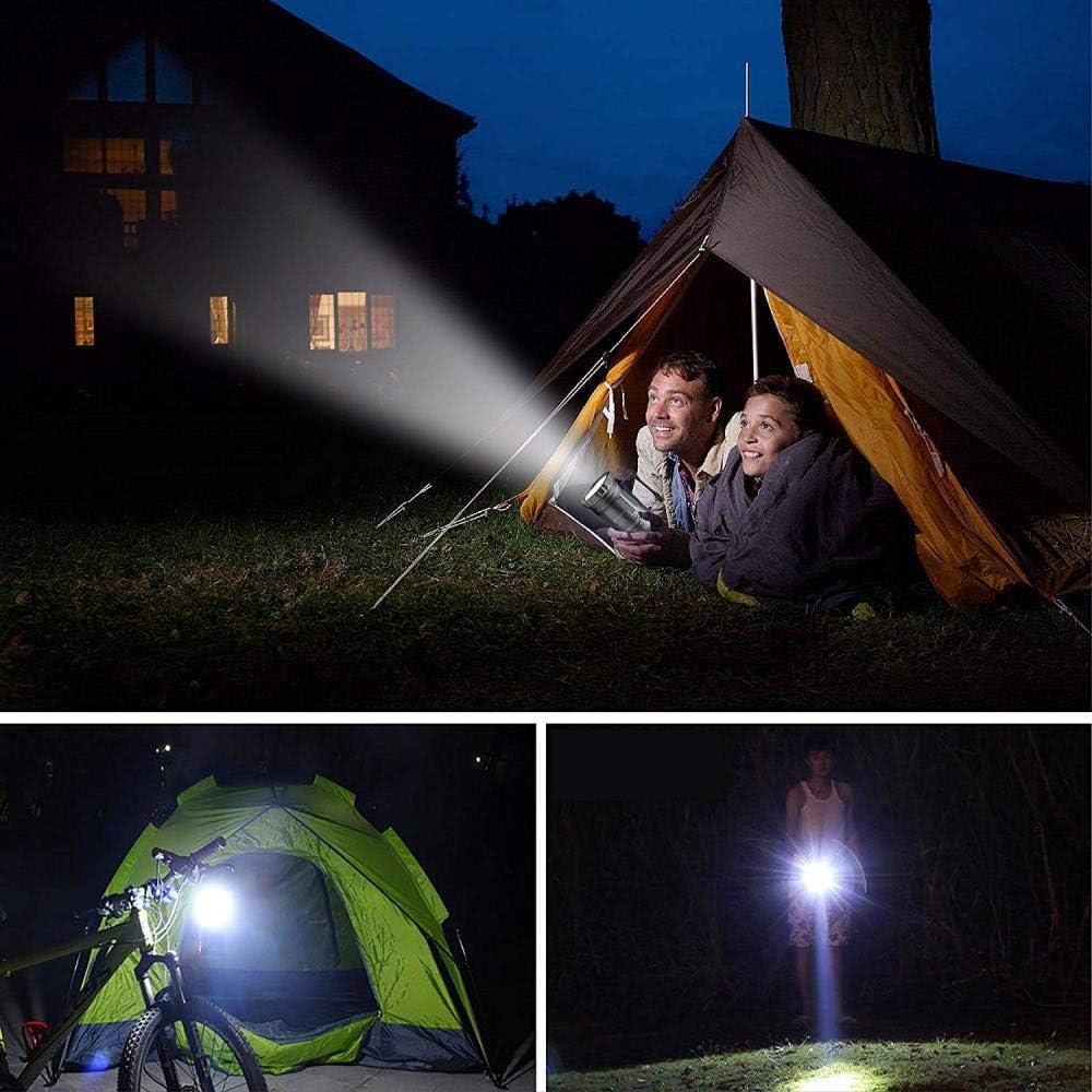 LED Camping Lantern Flashlight Combo - Moobibear 2 in 1 Battery Powered Emergency Light Portable Collapsible Camp Lamp for Camping Power Outage Hiking Indoor Outdoor 2 Pack: Clothing