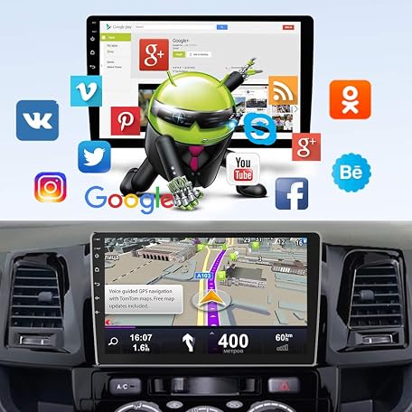 Mua Car Stereo Double Din Android Bluetooth 10.1 Inch HD Touch Screen ...