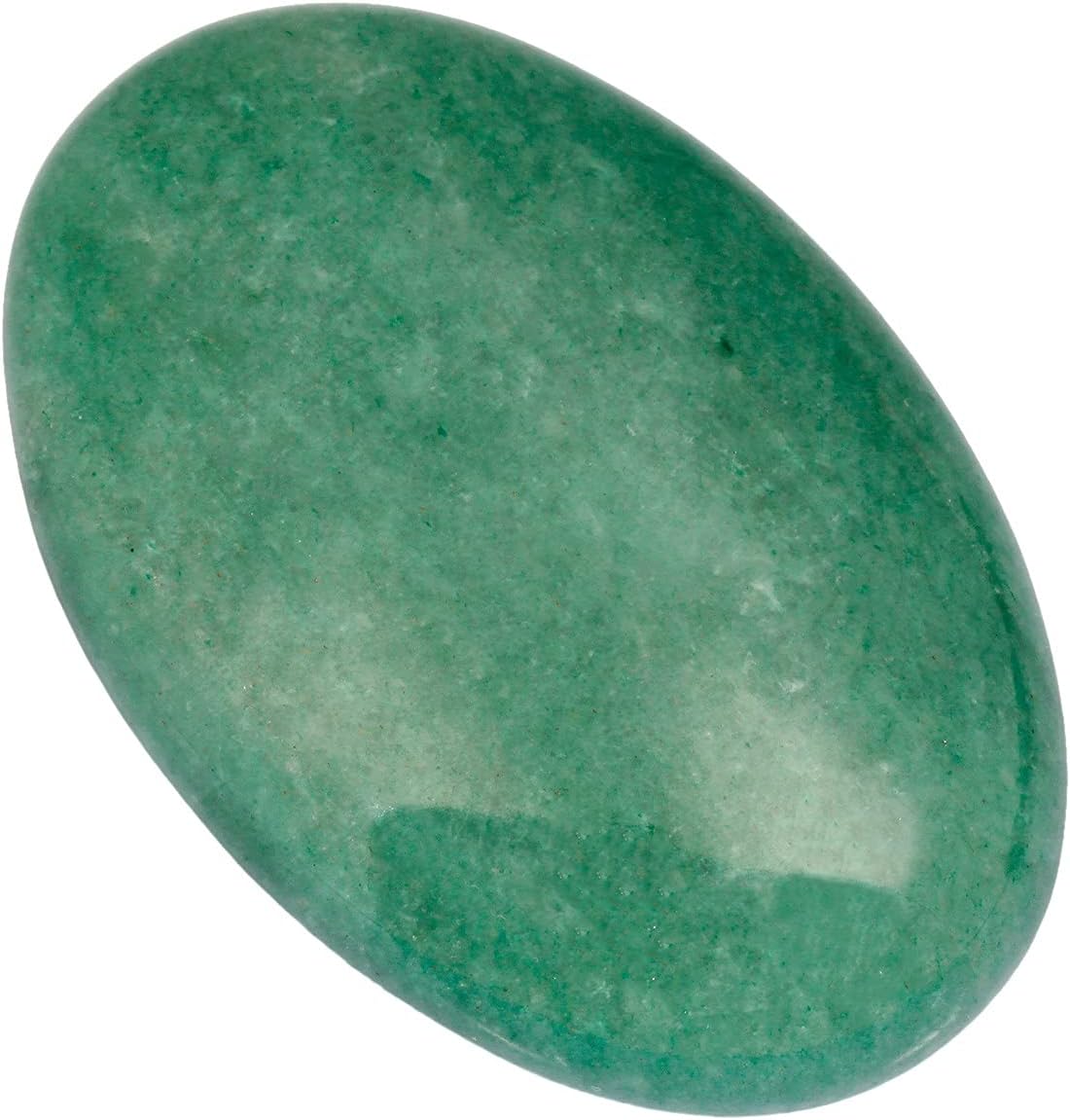 Indoor Fountains & Accessories - Rockcloud Oval Worry Stones,Palm Pocket Energy Stone,Healing Crystal with Velvet Bag,Green Aventurine