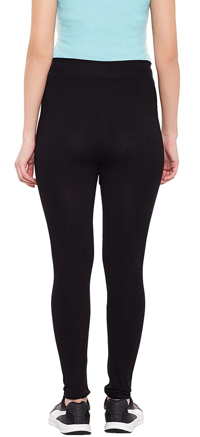 icable women's high quality stretchable yoga pant gym legging tights black