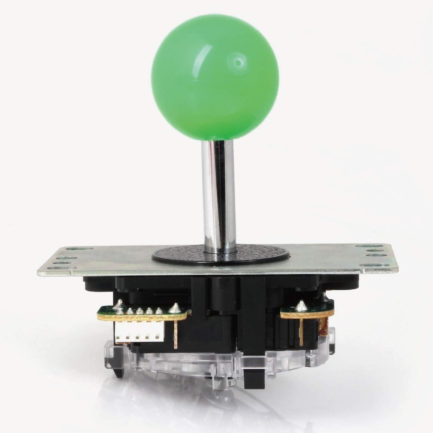 SANWA JLF-TP-8YT Arcade Joystick (Green Ball Top) - Premium, High Precision, Responsive Controls, Multi-Platform Compatible - Ideal for Gaming Enthusiasts, for Arcade Jamma Game 4 & 8 Way Adjustable