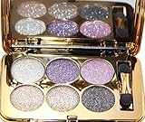 TF-Duan Makeup Glitter Eyeshadow Palette 6 Colors Cosmetics Shimmer Eye Shadow Pallete